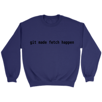 git made fetch happen crew - black