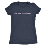 git made fetch happen tee - pink